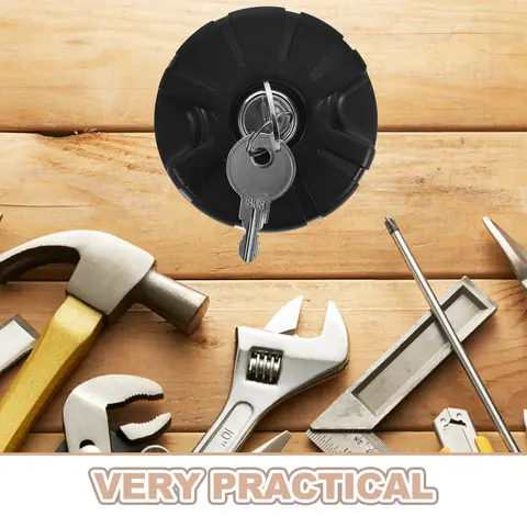 Husbilsvatteninloppslock Låsbart plastpåfyllningsplugg för färskvatten för husbil, husvagn, husbil, tankbyte 10 best sales husbilens vatteninlopp - №5