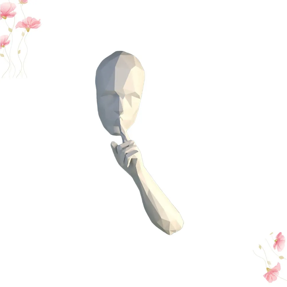 

1Pcs 3D Paper Creative Stereoscopic Decoration Iridescent Paper Hand Molded Geometric Origami for Library Study Room Ornament