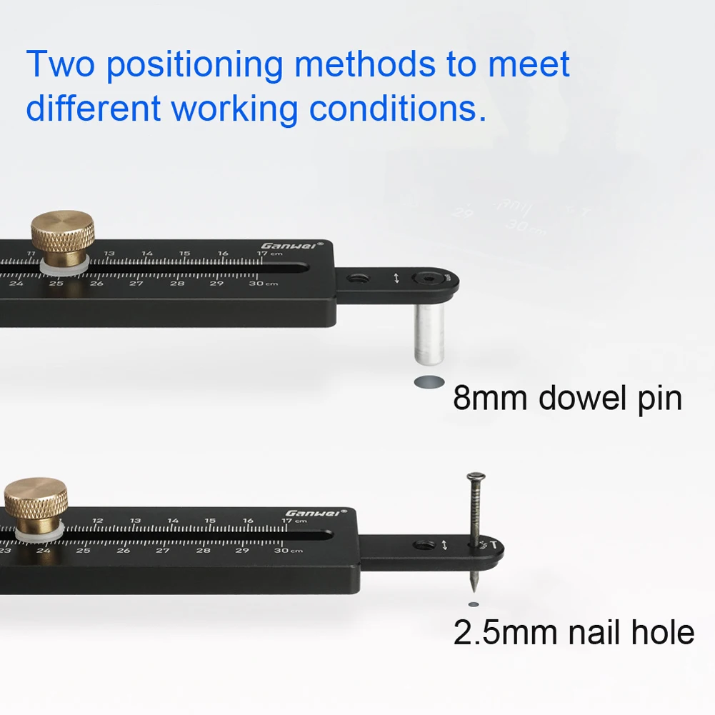 GanWei Aluminium Alloy Woodworking Electric Trimming Machine Circle Cutting Jig Wood Router Milling Circle Slotting Base - view 2