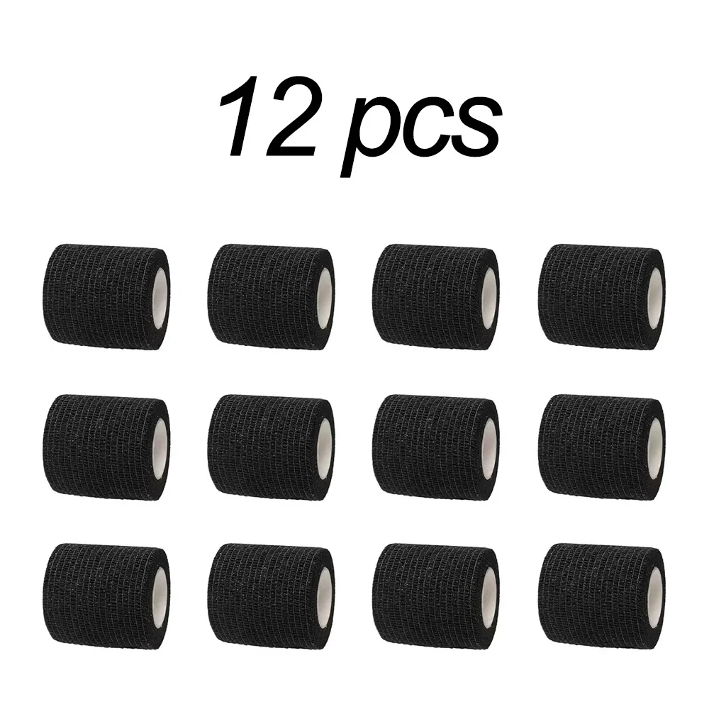 

12 шт. эластичных спортивных самоклеящихся бинтов длиной 4,8 метра, защищающих пальцев, лодыжек, ладоней и плеч, защиты колена.