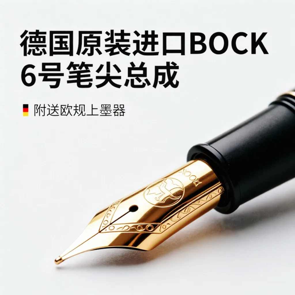 Selmy Handmade Urushi Lacquer BOCK No.6 Fountain Pen Fine/Medium,Cumberland Hard Rubber TANG CAO Grass Pattern Hand-engraved