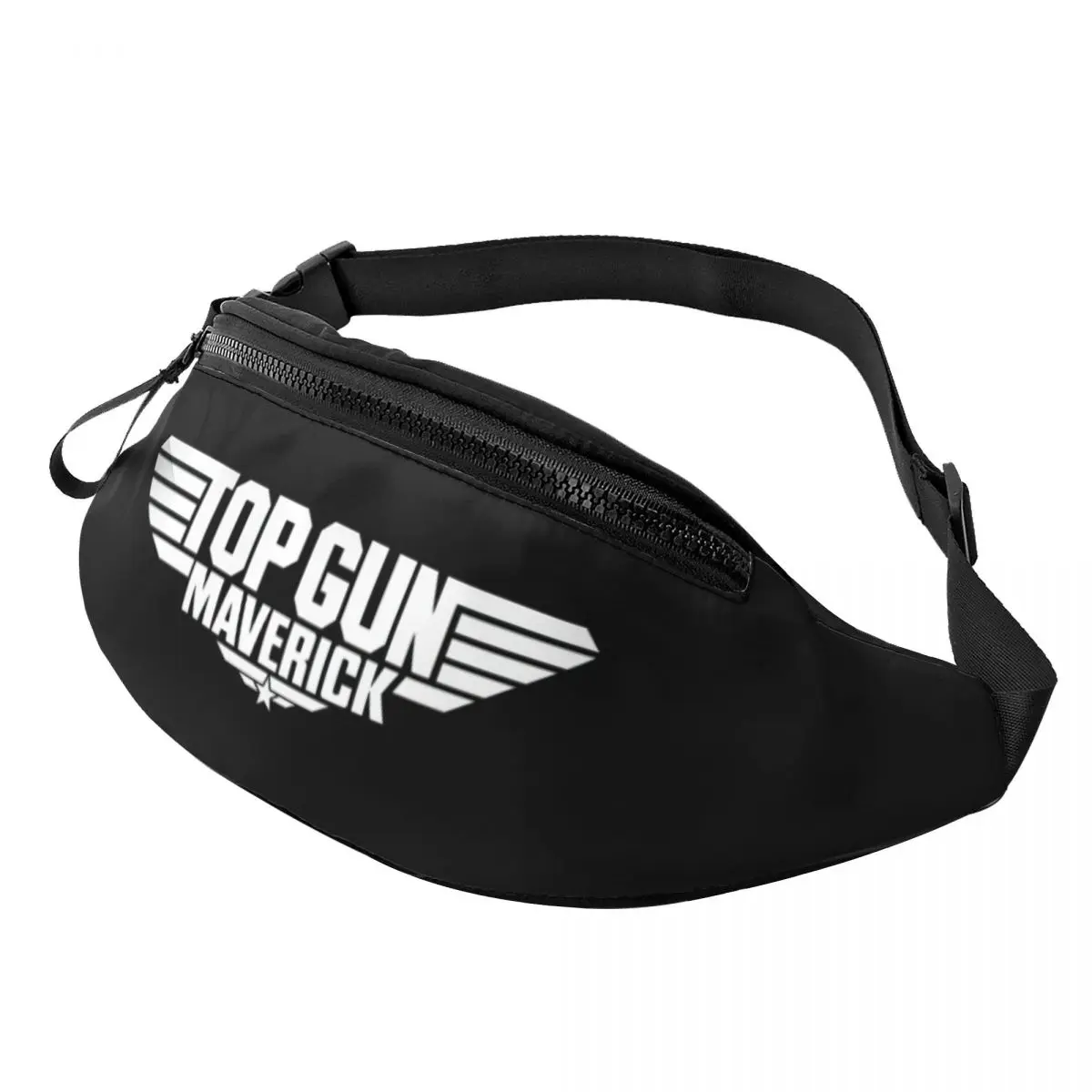 Top Gun White Maverick Fanny Pack Women Men Casual Crossbody Waist Bag for Hiking Phone Money Pouch