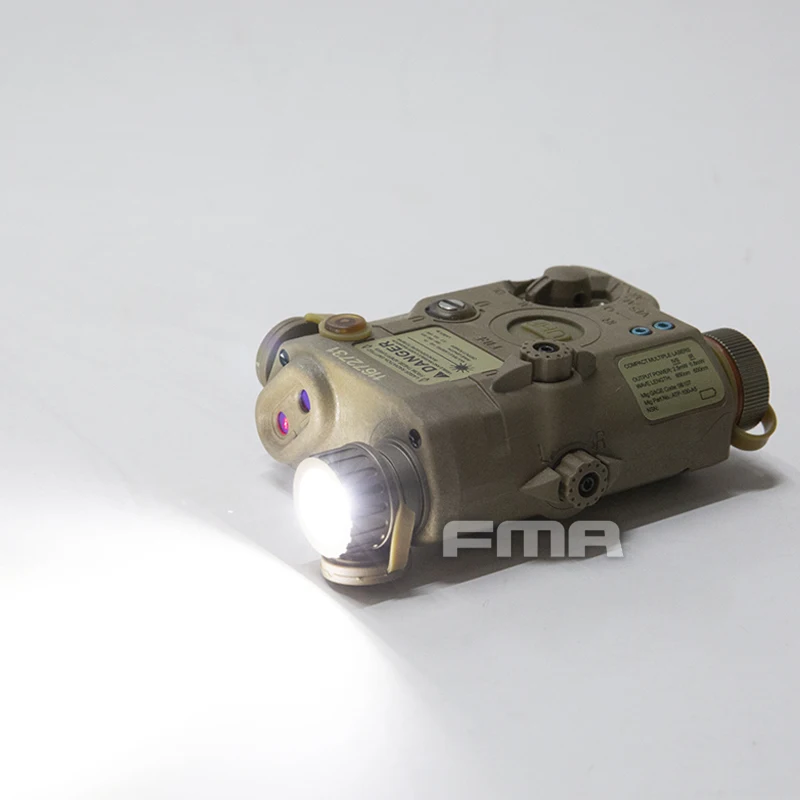 2023 New Adjustable FMA AN-PEQ 15 LED Gun Light + Red Dot Laser + Indicator IR Signal Light Hunting Weapon Light PEQ UHP LA5-A