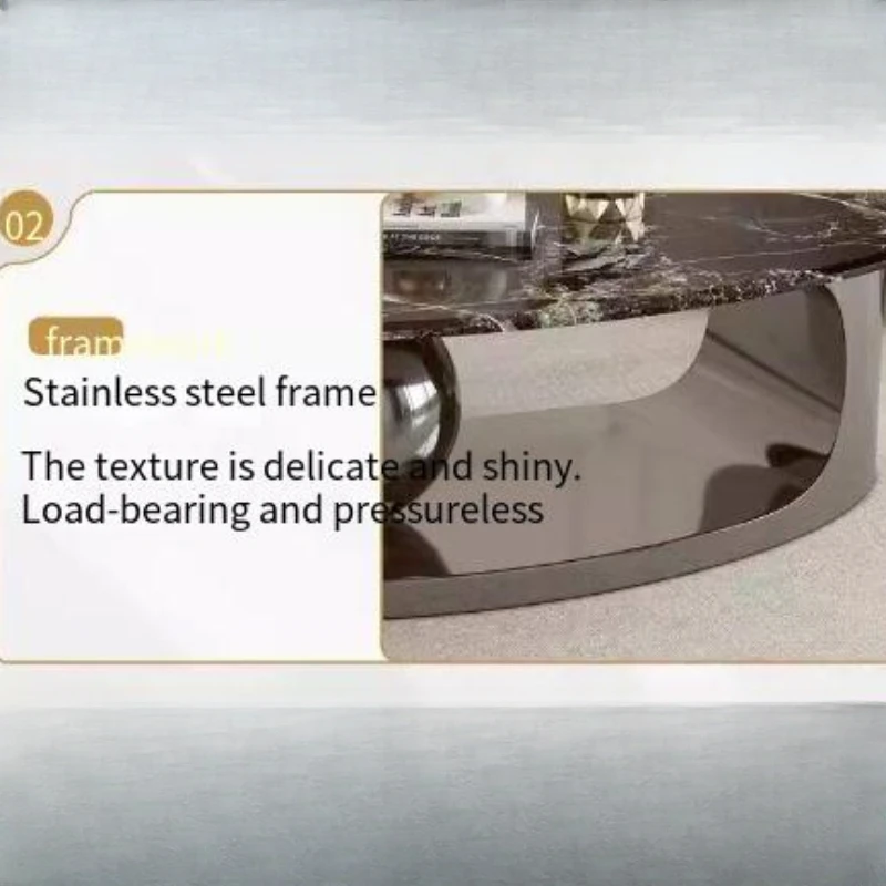 Side Table Modern Coffee Table Luxury Design Metal Living Room Coffee Tables Round Premium Mesa Auxiliar Salon Nordic Furniture