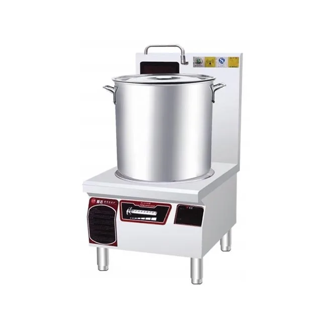 

Коммерческая электрическая суповарка для ресторанов, новая электромагнитная одноконфорочная плита для приготовления супов