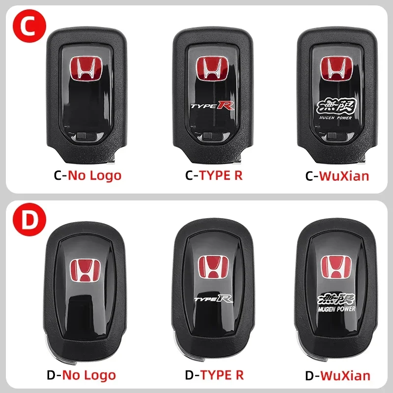 Car Key Case Cover Protector Keychain replace Accessories For Honda Civic Fit Jazz Accord CRV HRV City Odyssey Vezel Insight view 3