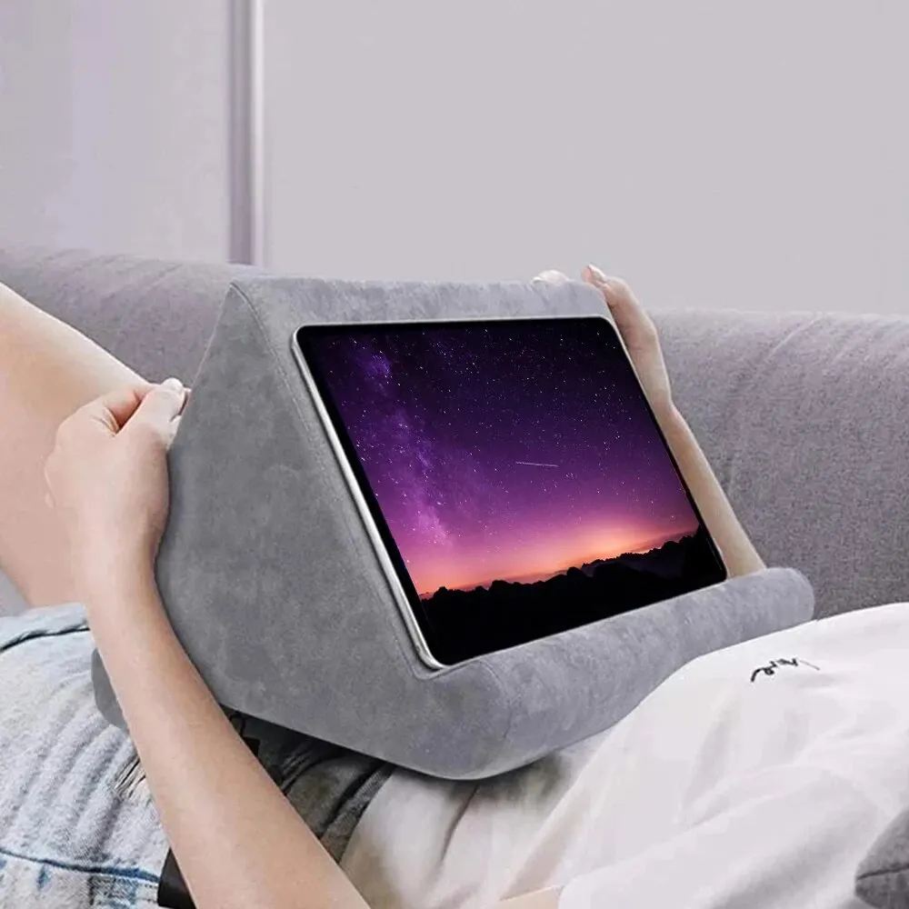 Xnyocn Tablet Stand Multifunction Sponge Pillow Stands for IPad Samsung Huawei Tab Reading Holder Support Bed Mount Bracket Book