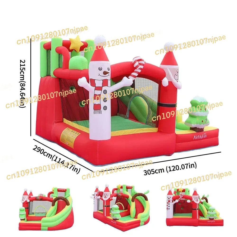 

2025Mini Inflatable Castle Children's Commercial Inflatable Trampoline Slide Castle