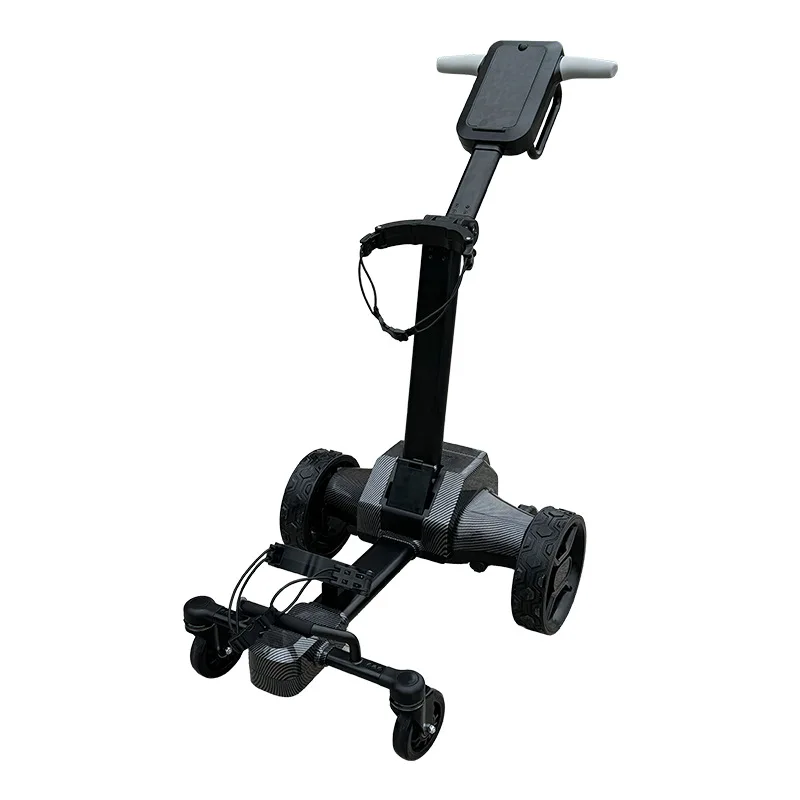 

Electric smart golf chartered car automatically follows the six-wheel trolley, foldable long battery life