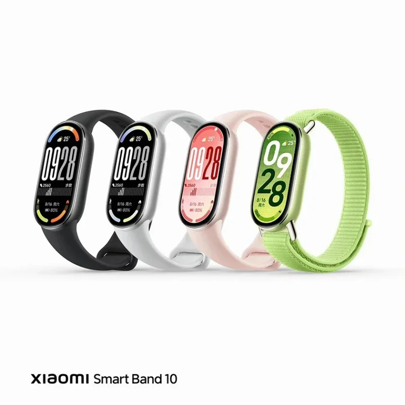 Xiaomi Mi Band 10 NFC Versione Versione cinese Miband 10 Display AMOLED 150+ modalità sportive Bracciale sportivo impermeabile con frequenza cardiaca