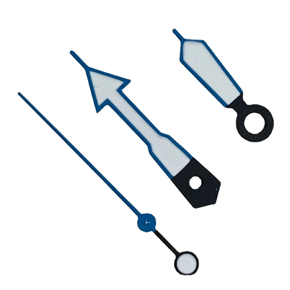 Watch hand Green Blue Red Yellow Orange with green night light watch accessories watch pins for NH35/ NH36/ 4R36 Movements