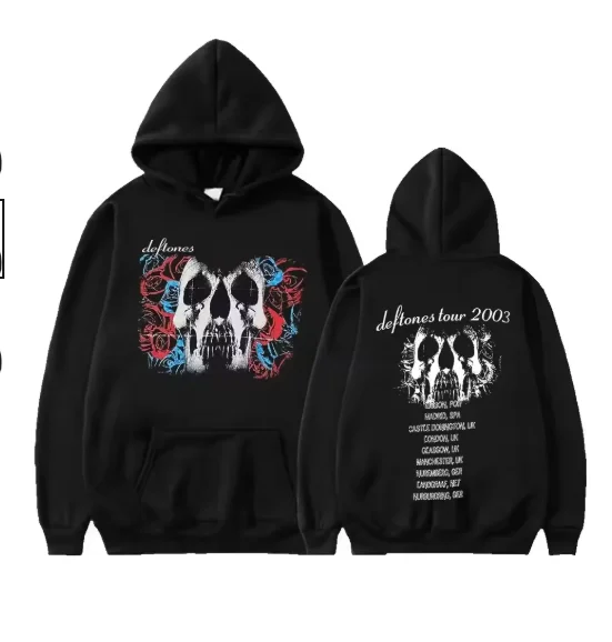 

Fashionable Mainstream Printed Hoodies for Men and Women, Large-sized Hoodies, Retro Punk Sweatshirts, Neutral Streetwear