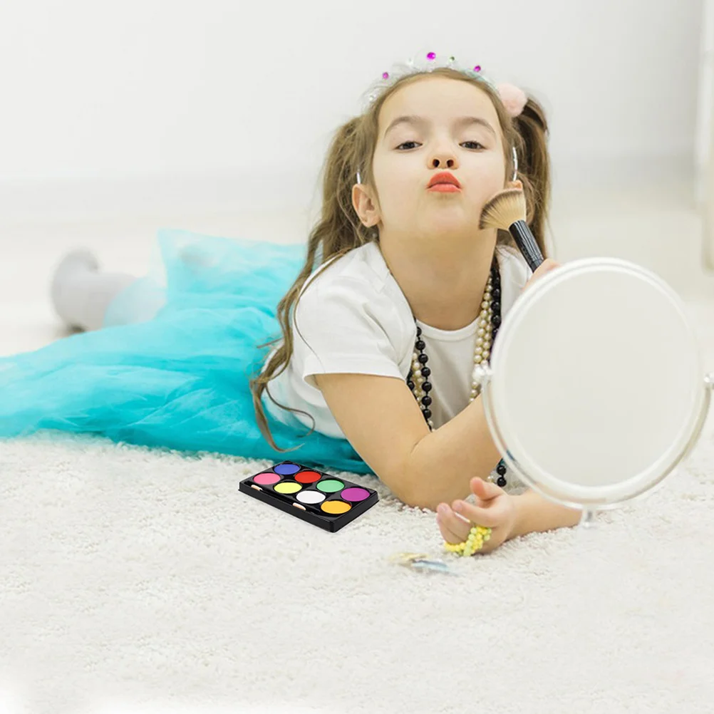 لوحة طلاء زيتية مكونة من 8 ألوان، مجموعة مكياج فنية للجسم لحفلات المهرجانات المسرحية، تدوم طويلاً، سهلة الاستخدام