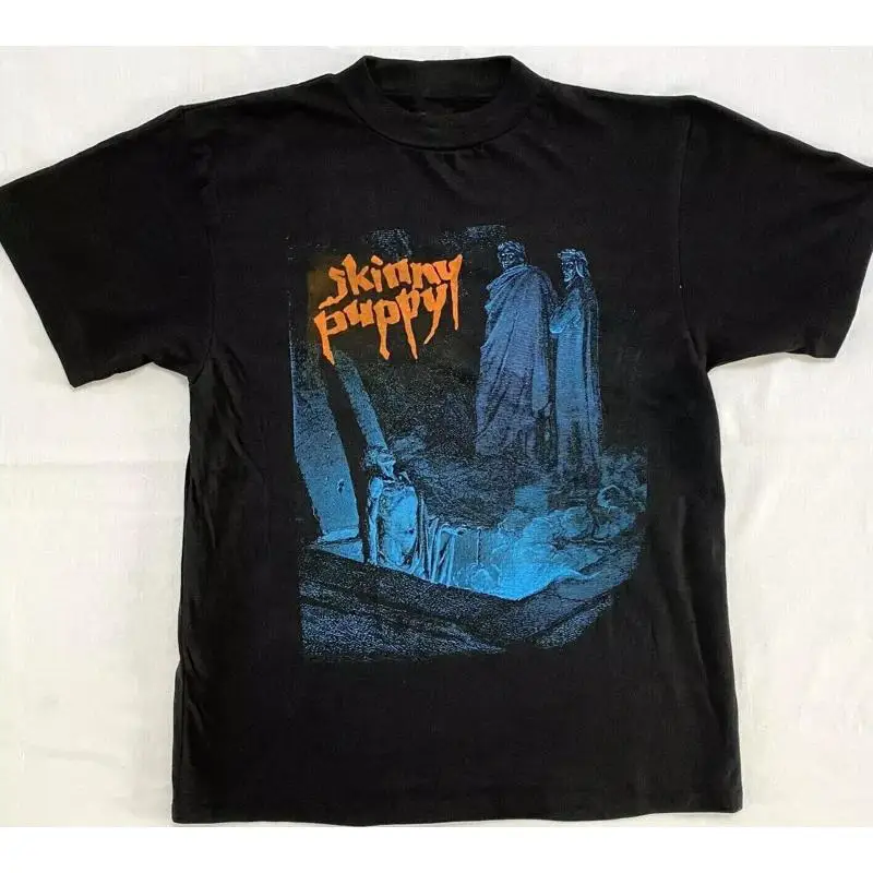 

Черная футболка Skinny Puppy из хлопка S 2345XL для друзей