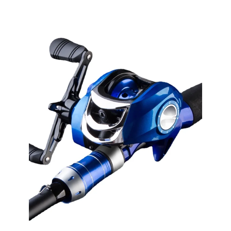 Carbon Rod Fishing Rod Set, Water Droplet Wheel, Sea-Casting Rod Set, Equipped with Sea Fishing Rod