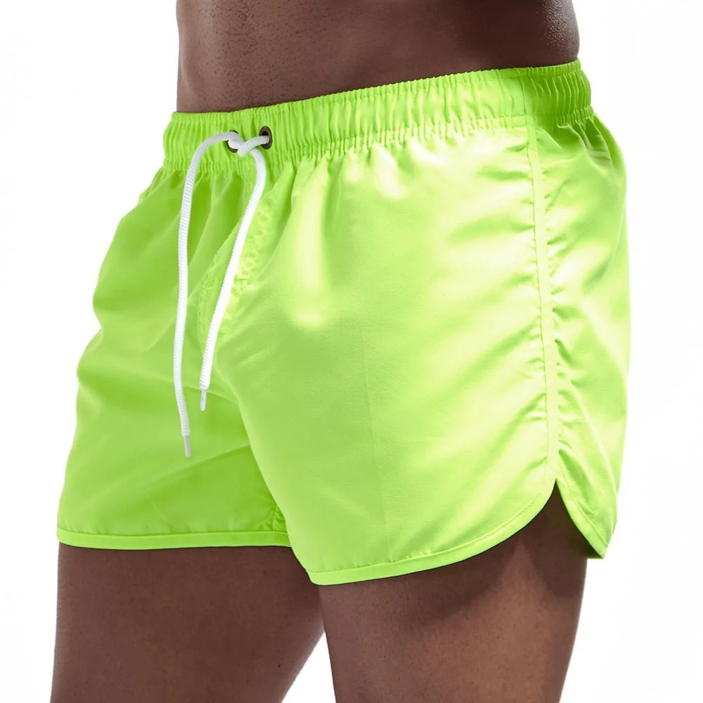 Pantalones cortos de natación para hombre, bañadores de playa informales, pantalones cortos de Surf para correr