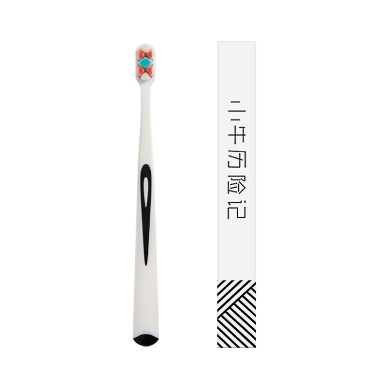 1PCS Upgraded Fancy Ten Thousand Root Toothbrush Three Color Adult Portable Soft Toothbrush Box Oral Hygiene Cleaning Tool