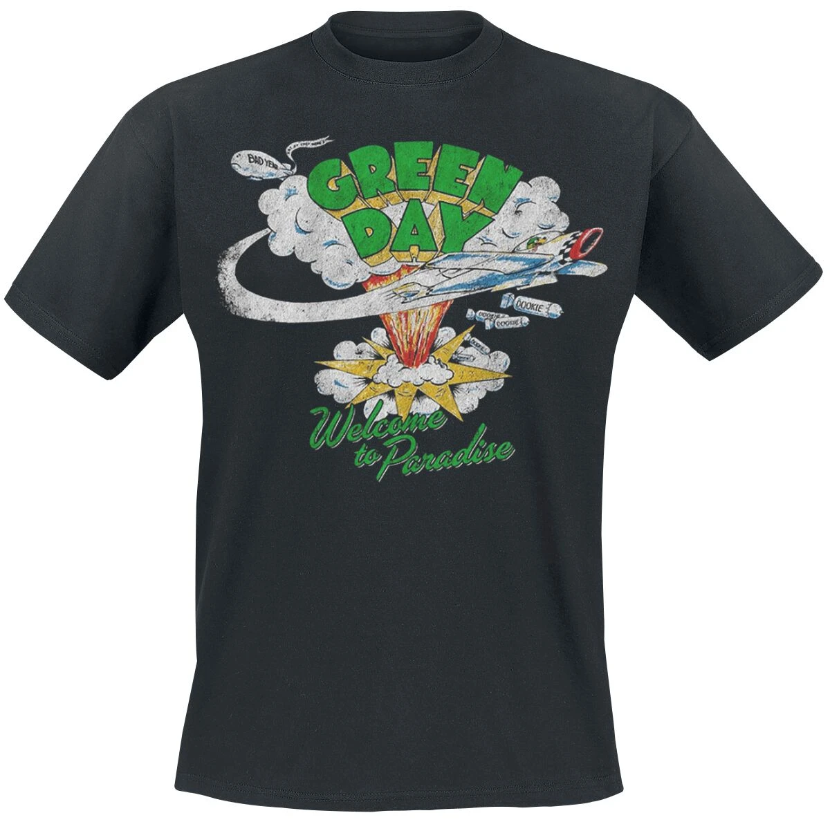 Green Day Graphic Cotton Band T-shirt Unisex Summer Short Sleeve Fashion Brand Tee Luxury Casual Vintage Tees