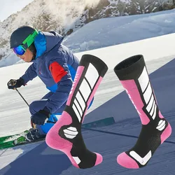 Chaussettes de ski en rine pour femme et homme, chaussettes de randonnée confortables, séchage, cyclisme, course à pied