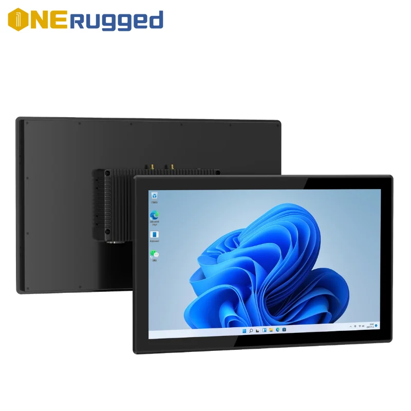 ONERugged P21A Widescreen Touch Panel PC Customisable Embedded Fanless Rugged Tablet IP65 Waterproof Industrial All in One