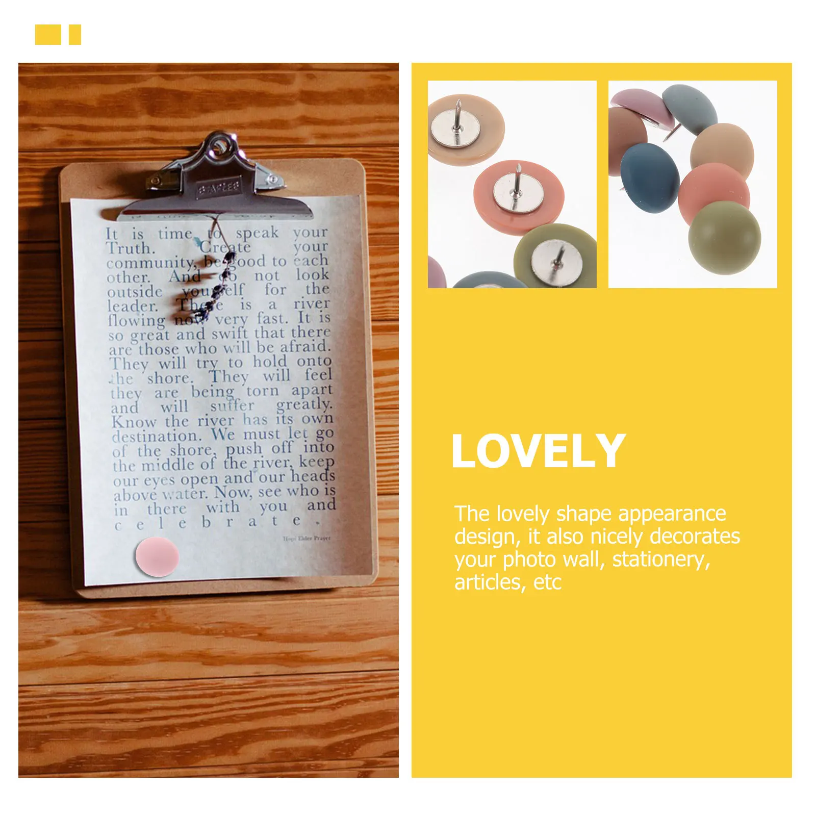 

30pcs Photo Wall Pushpins Cute Resin Thumbtacks For Bulletin Board Decorative Map Pins Office Home Stationery Supplies Portable