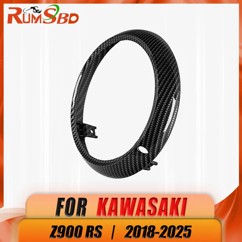 

Защитная решетка фары для Kawasaki Z900RS Cafe SE 2018-2025, хромированный обод фары, обтекатель фары