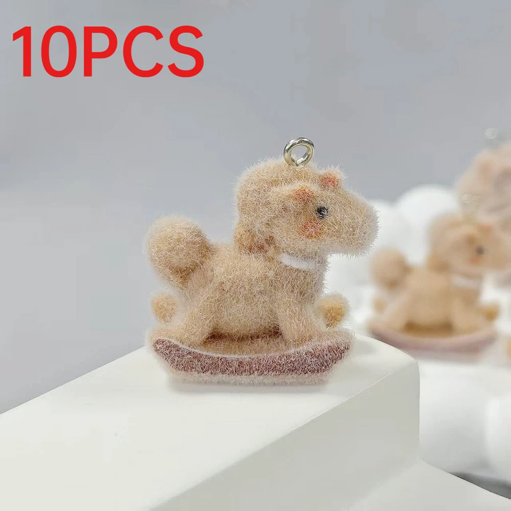 10-pecas-de-pingentes-de-resina-em-formato-de-cavalo-troiano-fofos-e-flocados-acessorios-diy-para-fabricacao-de-brincos-colares-e-chaveiros