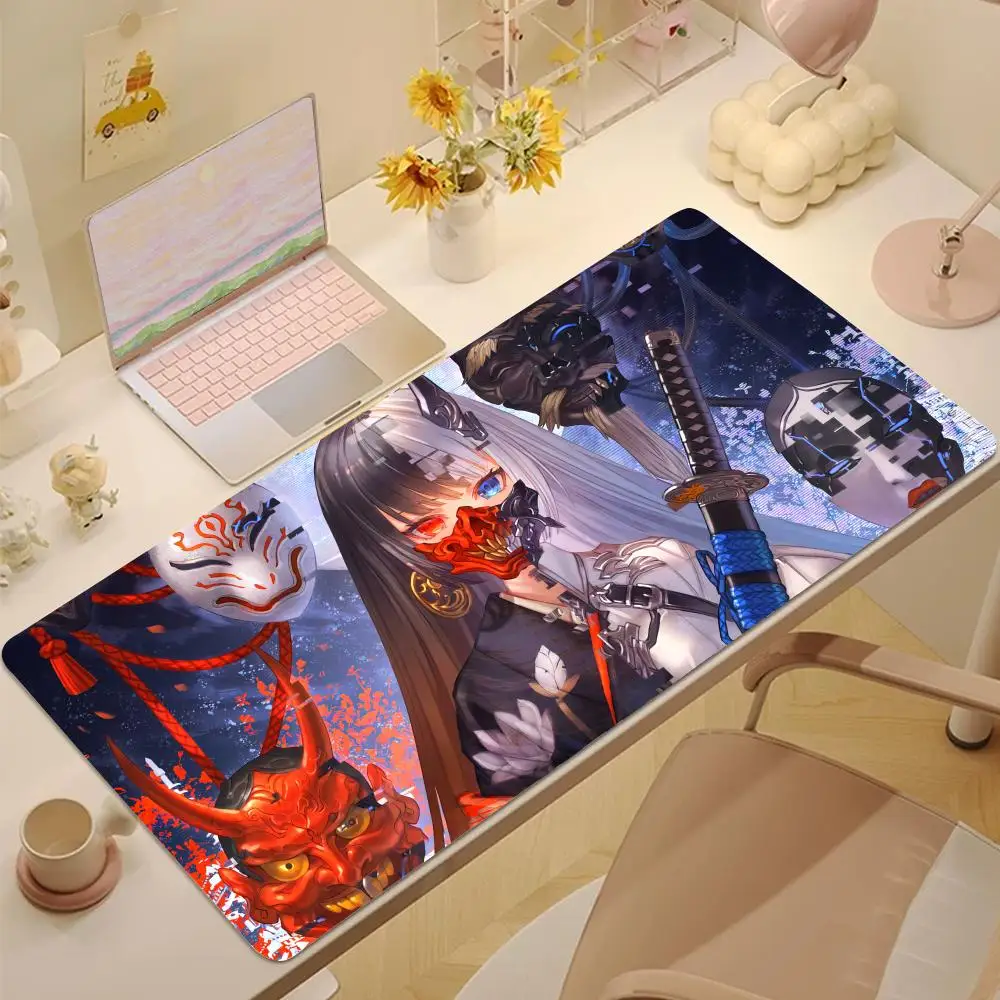 

mask Mouse Pad Tablet mouse Pad Laptop xl desktop mouse pad, cute HD Rainbow Gaming keyboard pad, csgo Player, 90x40