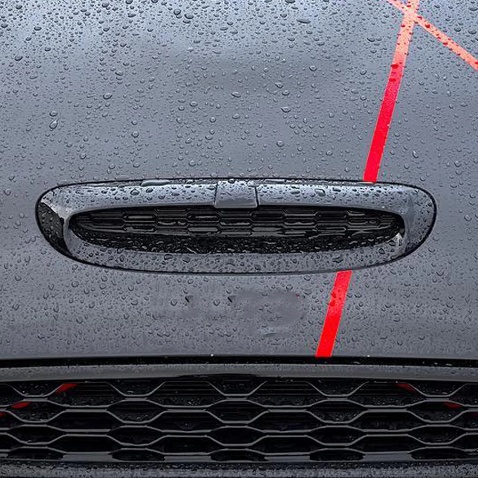 غطاء محرك السيارة مغرفة تنفيس غطاء اكسسوارات السيارات الخارجية ABS كوة تقليم العلوي القناة منفذ استبدال ل MINI S JCW F54 F55 F56 F57 #3