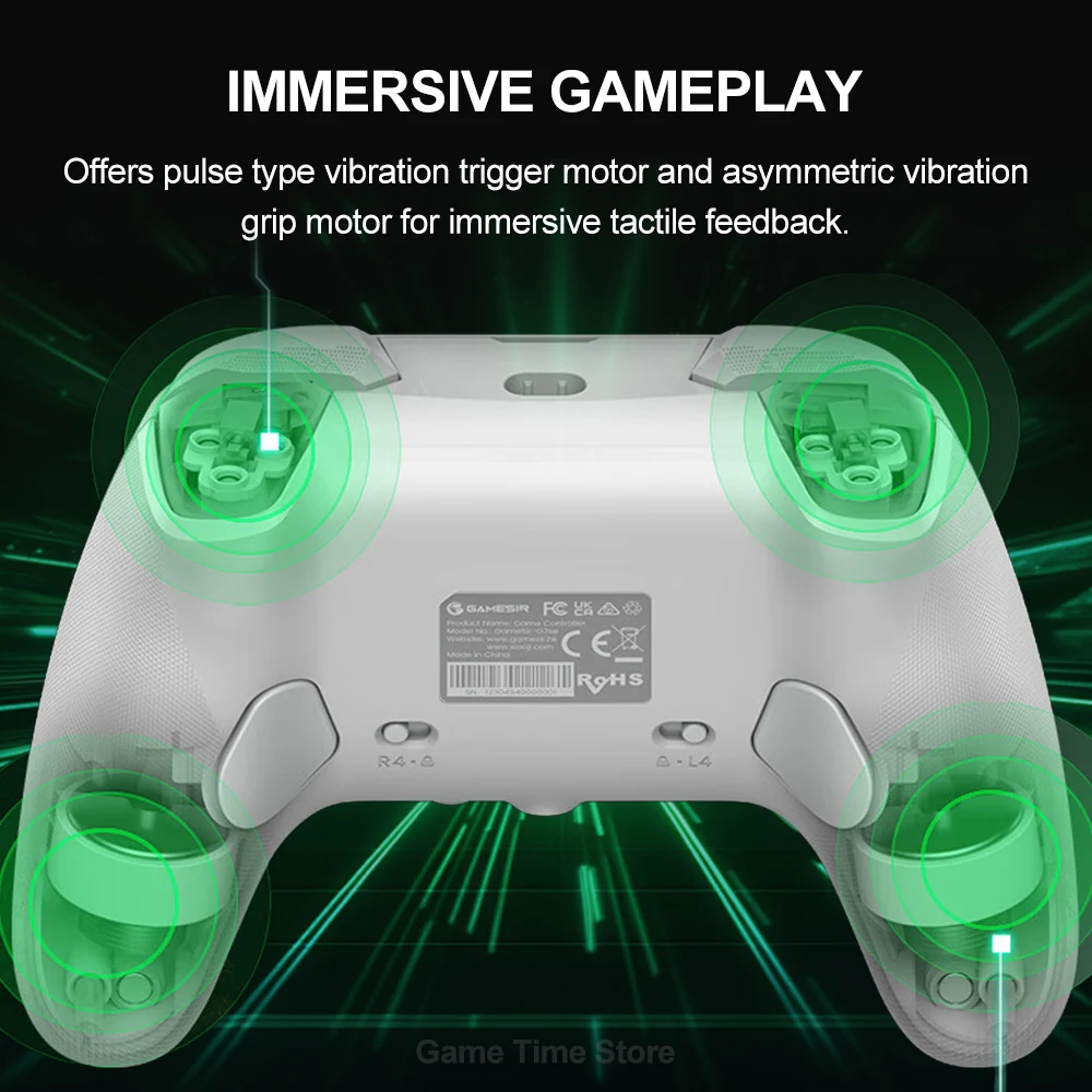 Imagem -06 - Controlador de Jogos com Fio Gamepad com Efeito Hall Xbox Series x s Xbox One Steam Windows 10 pc 11 Gamesir-g7 se