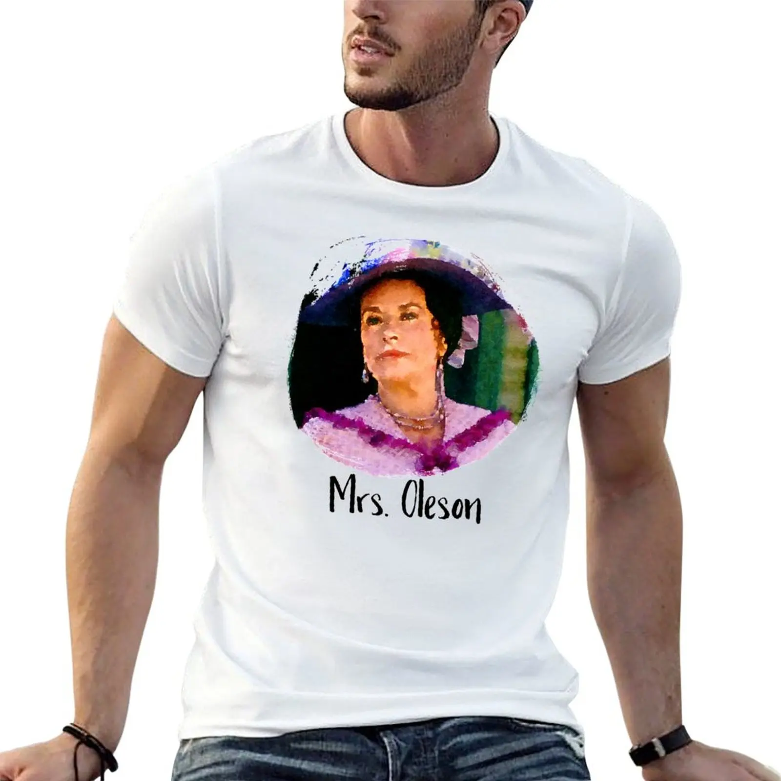 Little House on the Prairie Mrs. Oleson T-Shirt Festival Short Sleeve T-Shirt