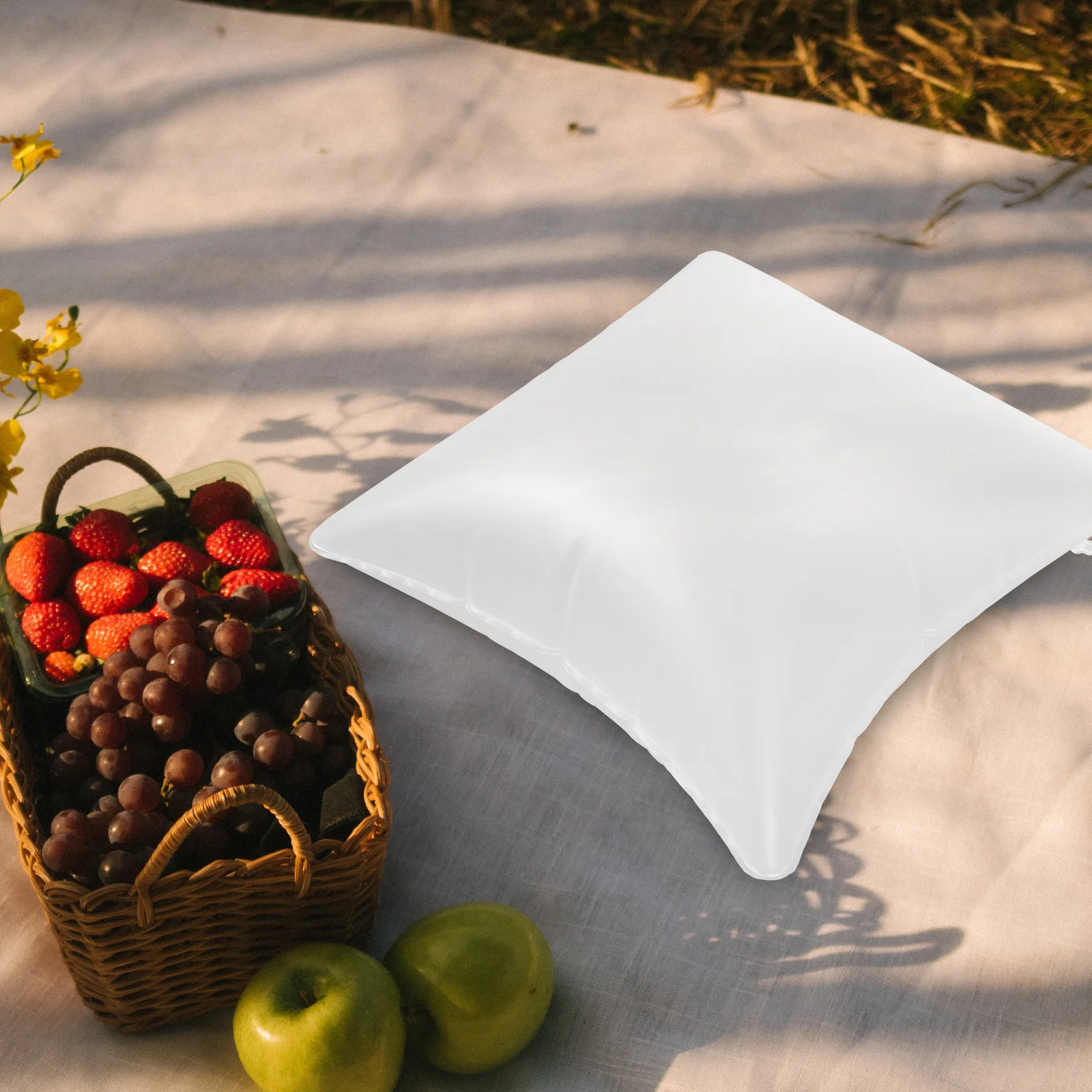 

Inflatable Pillow Transparent For Camping Sofa Cushion Outdoor Travel Lightweight Waist Support Pillow Insert Pvc Couch Cushion