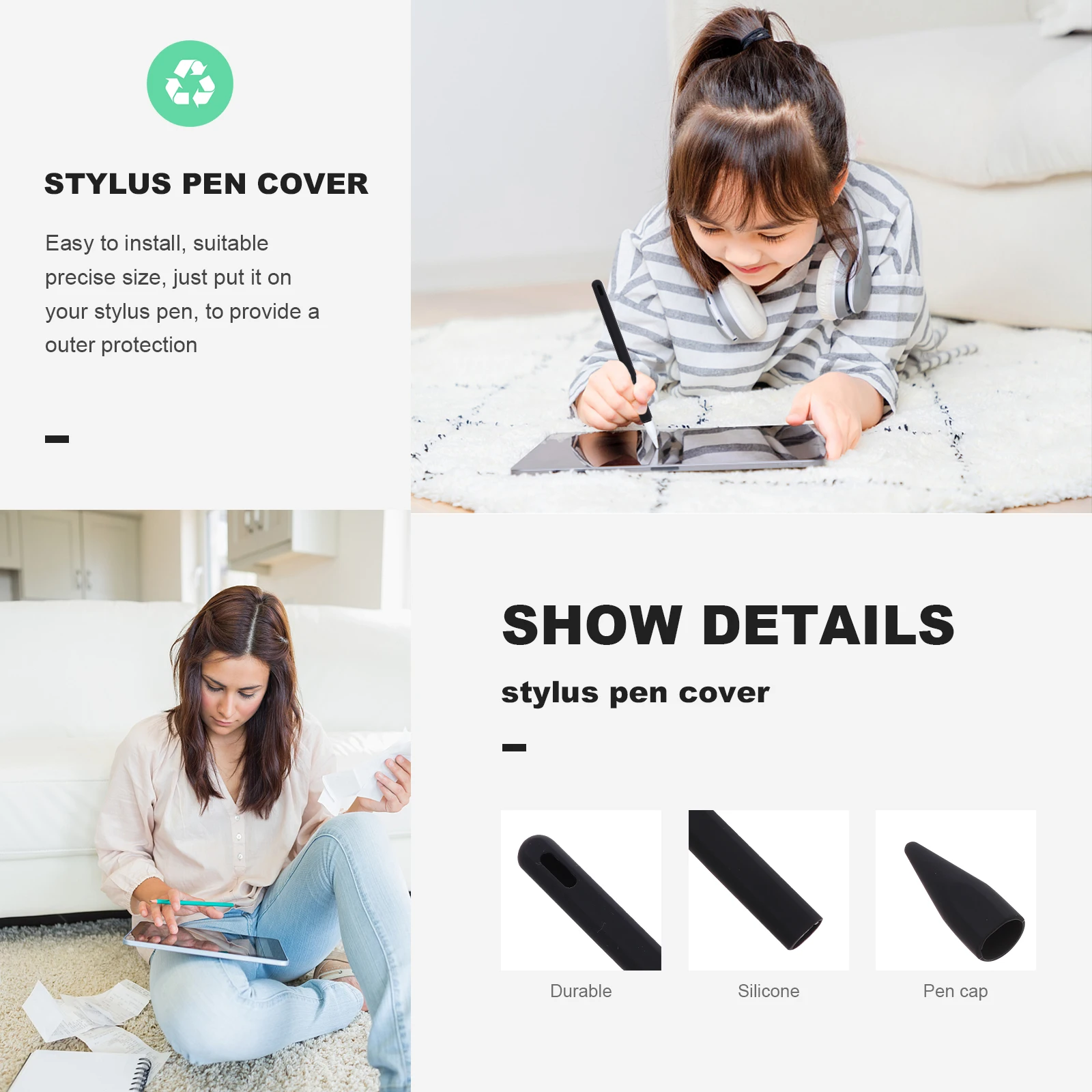 

silicone pen cover silicone cover for stylus pen stylus protective cover silicone stylus cover stylus pen cover