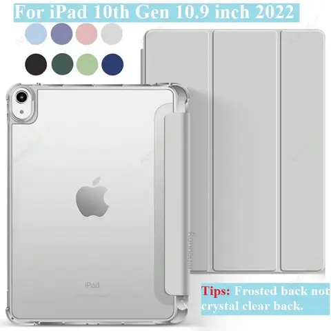 With Pencil Holder Case for iPad A16 2025 Pro11 M4 2024 Air11 M3 M2 iPad  Air5 4 10.9 10th 10.2 7 8 9th 5/6th 2017 2018 9.7 10.5