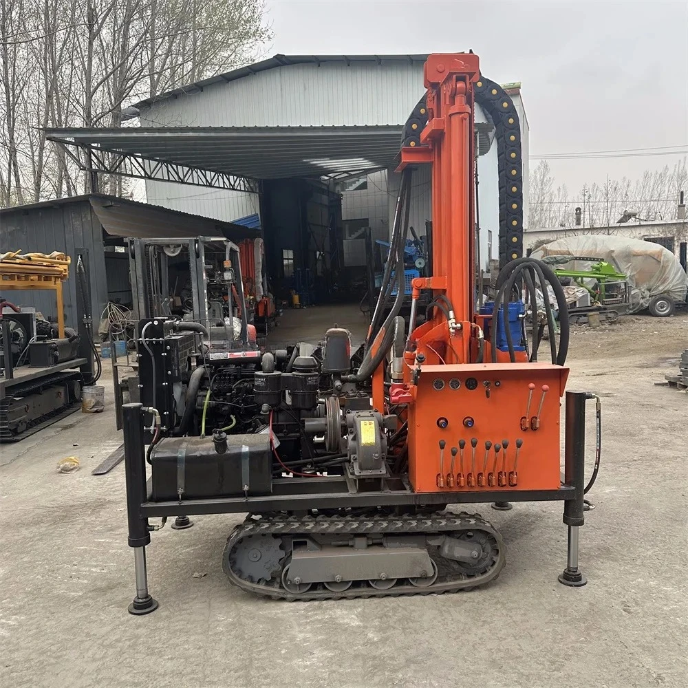 2025Diesel Water Well Borehole Machine 200M Hydraulic Crawler Type Deep Water Drill Rig