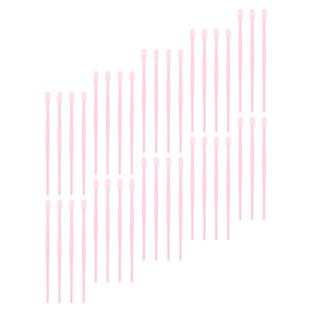 

80pcs Disposable Ear Cleaning Sticks Plastic Ear Picks Removal Tools Home Travel Use Random Color Material