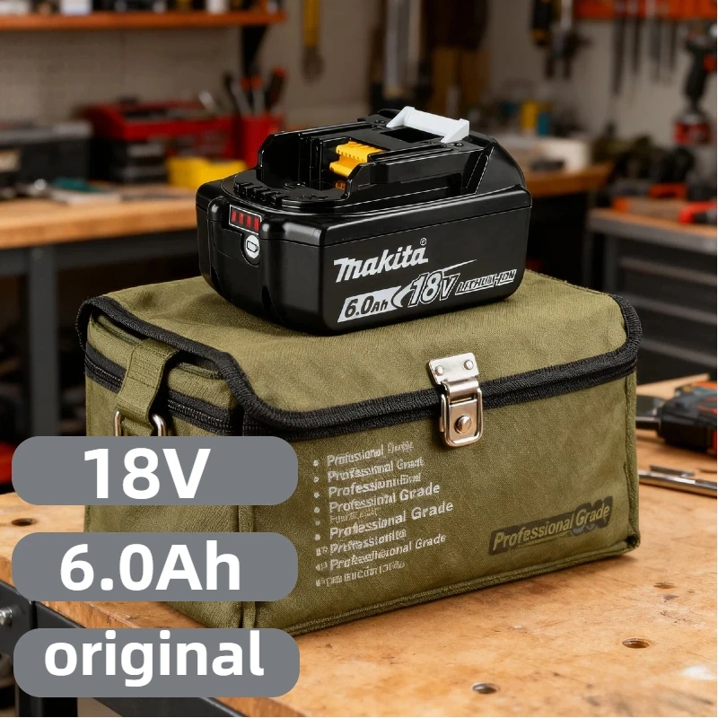 

Strong power Original Makita 6.0Ah/5.0Ah Makita 18V Battery for replacing Makita 18V tools battery，long endurance