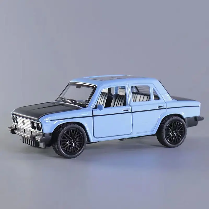 

1:36 LADA NIVA Classic Car Alloy Car Diecasts & Toy Vehicles Metal Retro Mini Car Model Simulation Collection Childrens Toy Gift