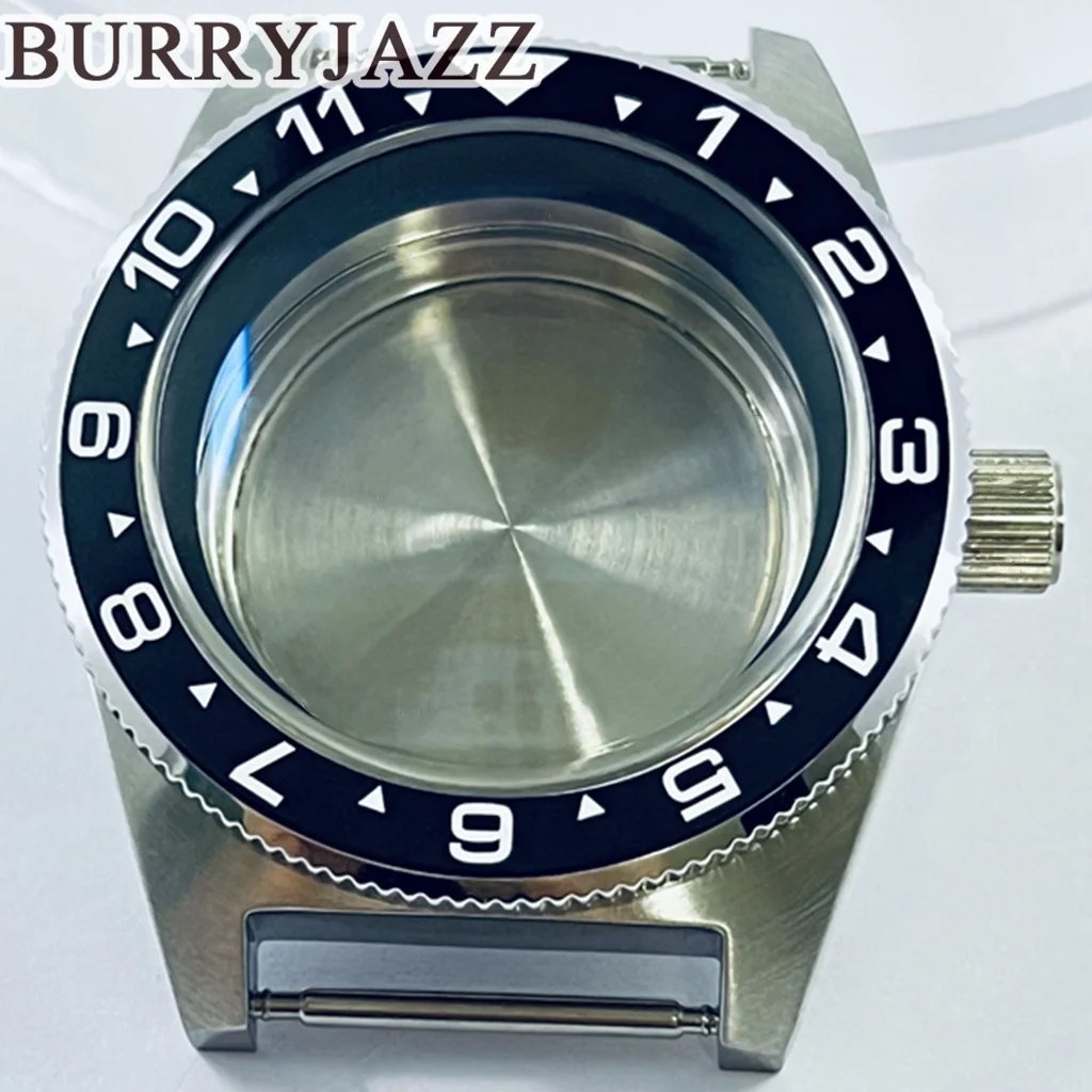 BURRYJAZZ 40mm NH35 NH36 NH34 NH38 NH70 NH72 Watch Case 200m Waterproof Sapphire Glass Solid Stainless Steel With Ceramics Bezel