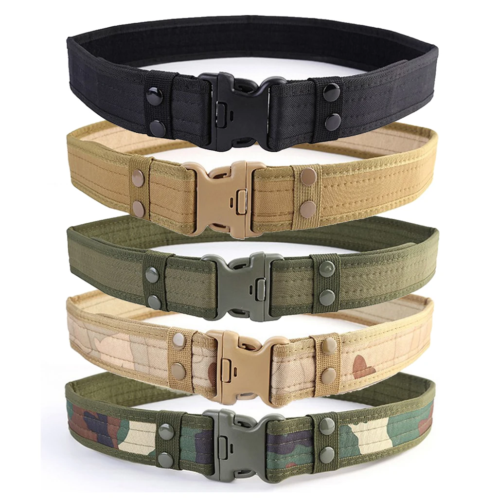 Heavy Duty Adjustable Army Belt Emergency 5Color