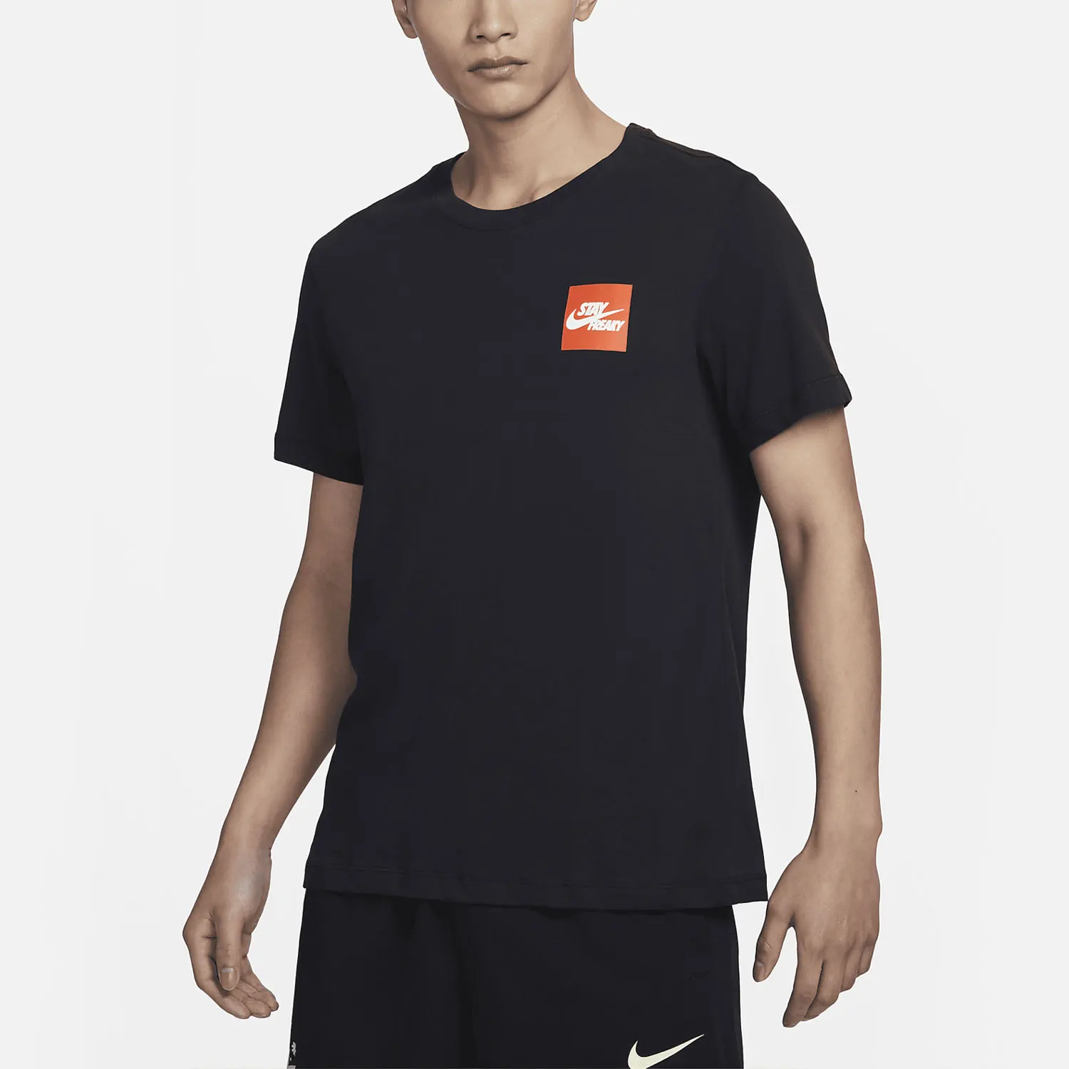 

Nike Genuine Men's Back-Logo Breathable Training T-Shirt FD0077-010