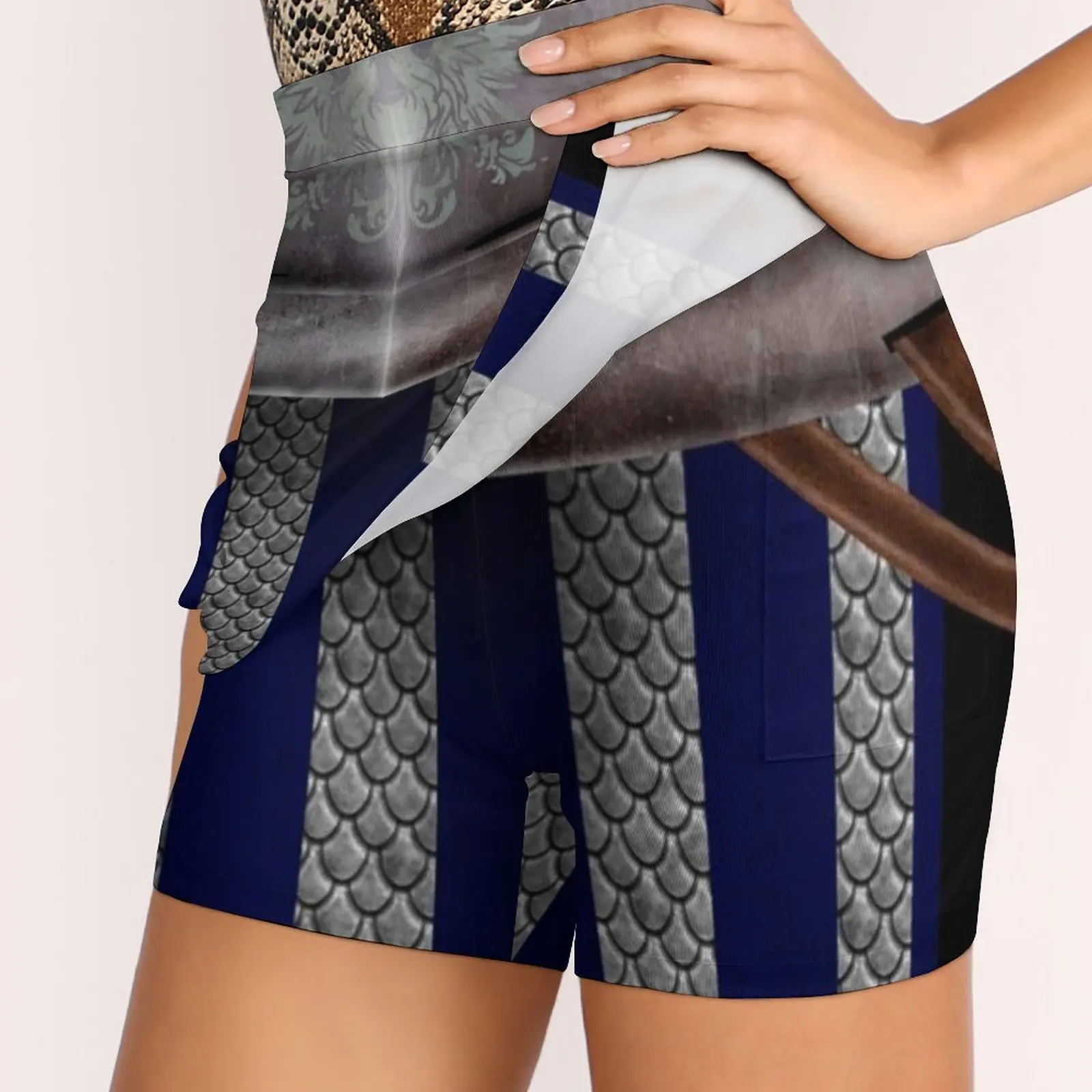 Warden Commandant Koreaanse Mode Rok Zomer Rokken Voor Vrouwen Licht Proof Broek Rok Grijs Warden Grey Warden Commandant