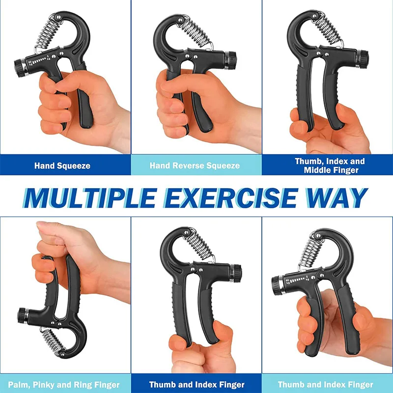 Strength Trainer Hand Grip Strengthener Adjustable Resistance Forearm Strengthener Perfect For Athletes And Hand Lnjury Recovery