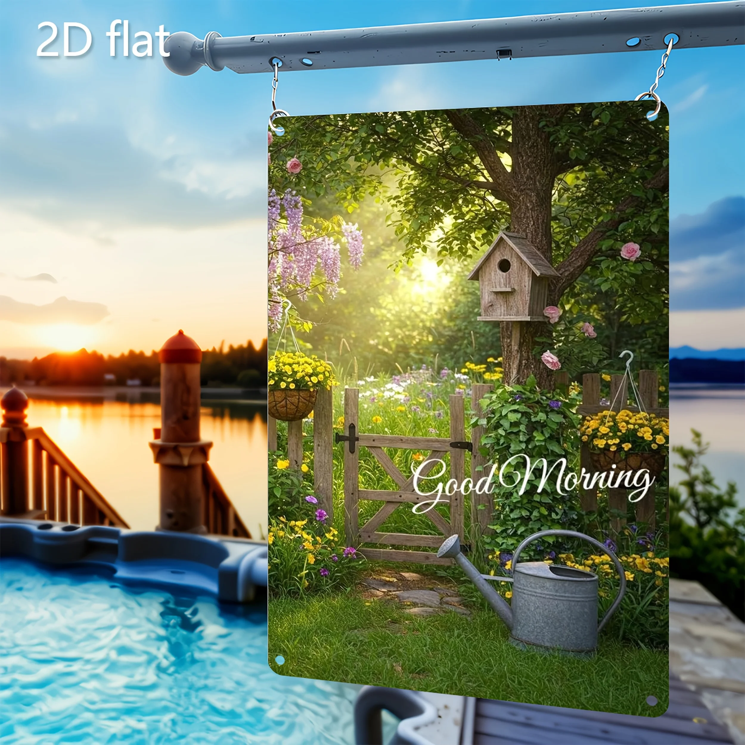 2D Plan, Vibrant Ga…