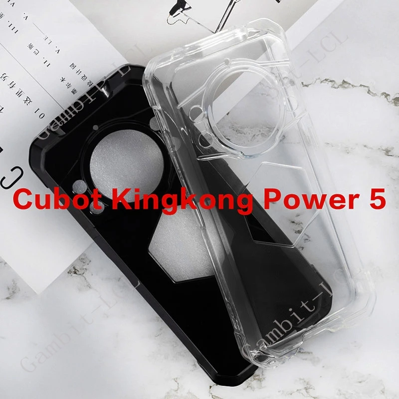 Cubot KingKong パワー 5 2025 キングコング Power5 バックリングホルダーブラケット電話ケーススマートフォン TPU ソフトカバー