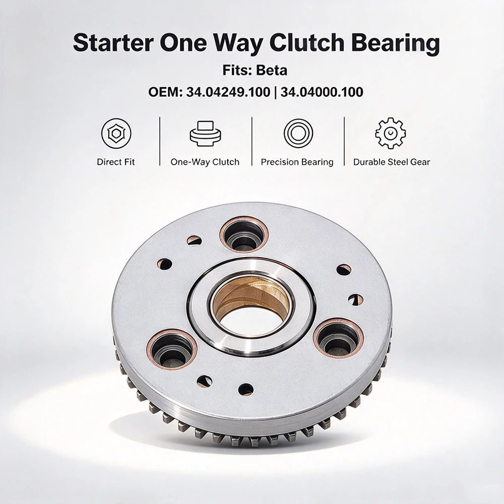 OEM:34.04249.100 Starter One Way Clutch Bearing For Beta RR125 Enduro 4T EURO3 RE125 4T Urban 125 4T Spezial Alp 125