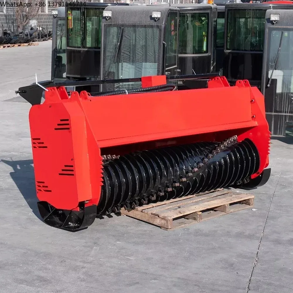 72Inch Forestry Mulcher Attachment Garden Mulcher for Bobcat Skid Steer Loader Agricultural Machinery