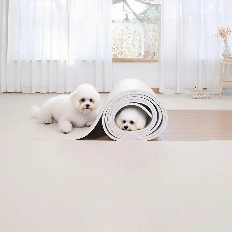 

Haenimtoy Pet Dog Mat Anti-Slip Waterproof PVC Carpet Dog Bed Pad Universal Dog Home Comfortable Soft Pad Mat for Dogs