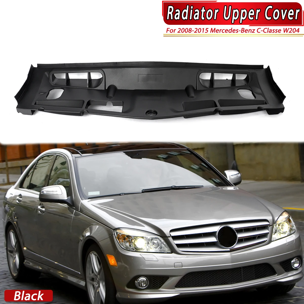 

For Mercedes Benz C Class W204 C220 C250 C300 C350 2008-2014 Plastic Top Blower Fan Shroud 2045000155 Cover Panel