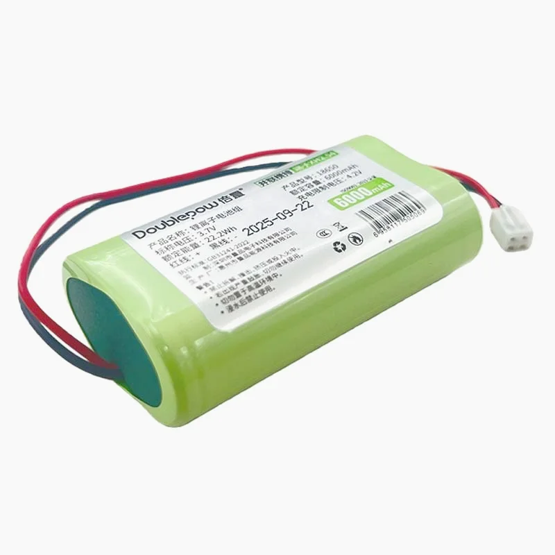 For Monitoring Equipment Bluetooth Speaker LED Light with Protection Board 3.7V 18650 6000mAh Rechargeable Battery Pack
